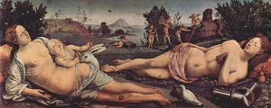 Piero di Cosimo - Venus, Mars und Cupido (1505)